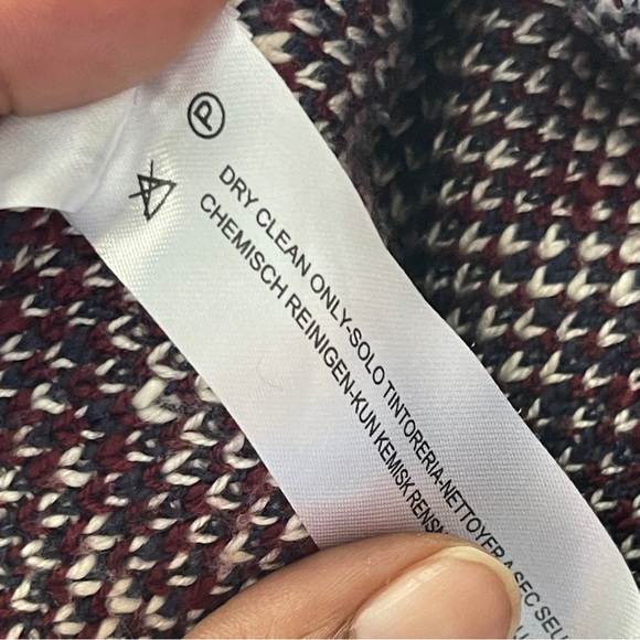 JUST FAB | Knit Dolman Sleeve Fringe Sweater Sz M - Picture 7 of 8